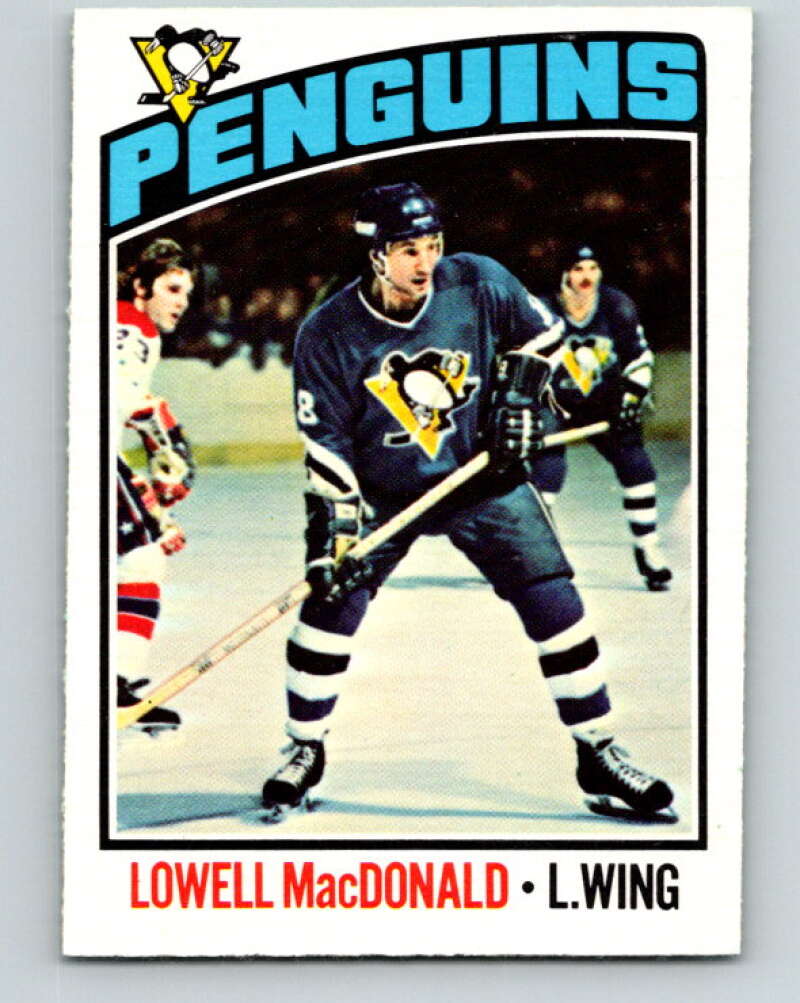 1976-77 O-Pee-Chee #33 Lowell MacDonald Pittsburgh Penguins V11965