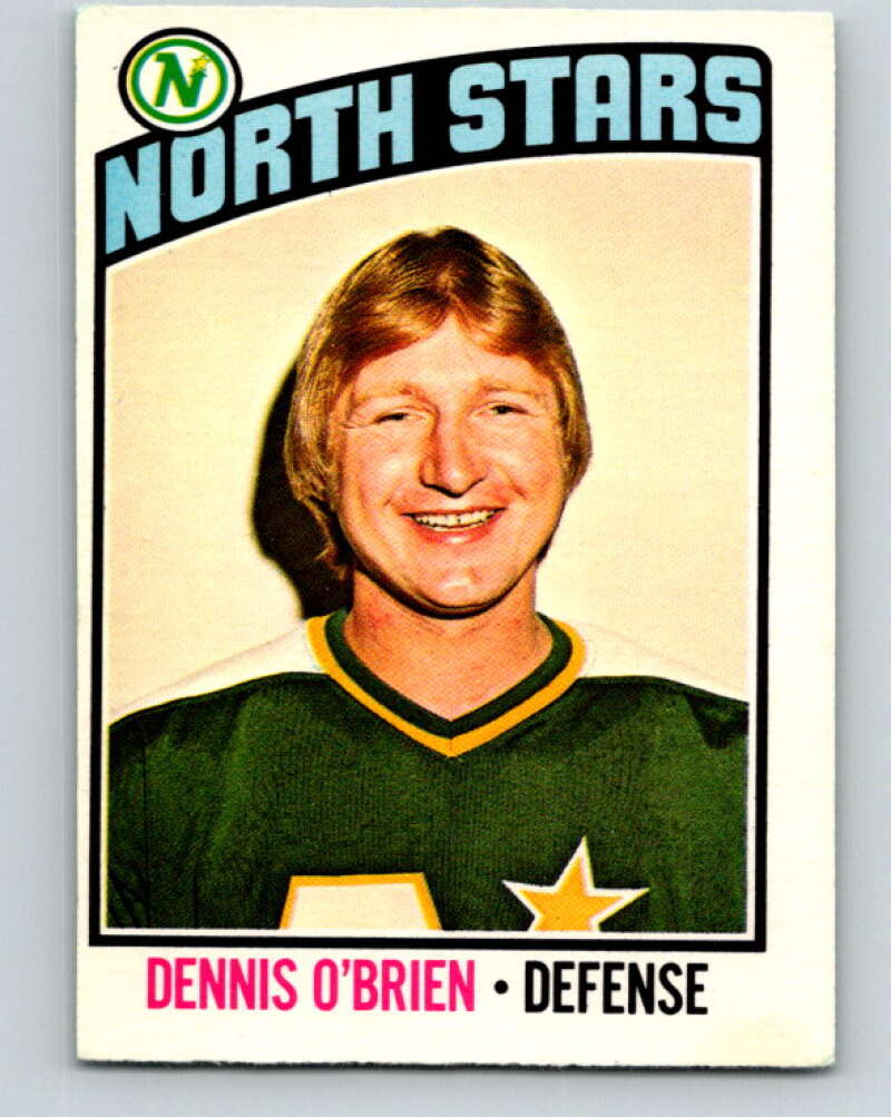 1976-77 O-Pee-Chee #34 Dennis O'Brien Minnesota North Stars V11966