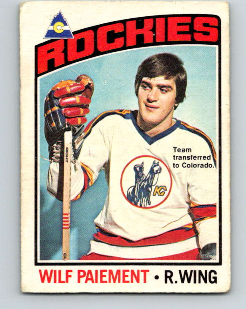 1976-77 O-Pee-Chee #37 Wilf Paiement Colorado Rockies V11976
