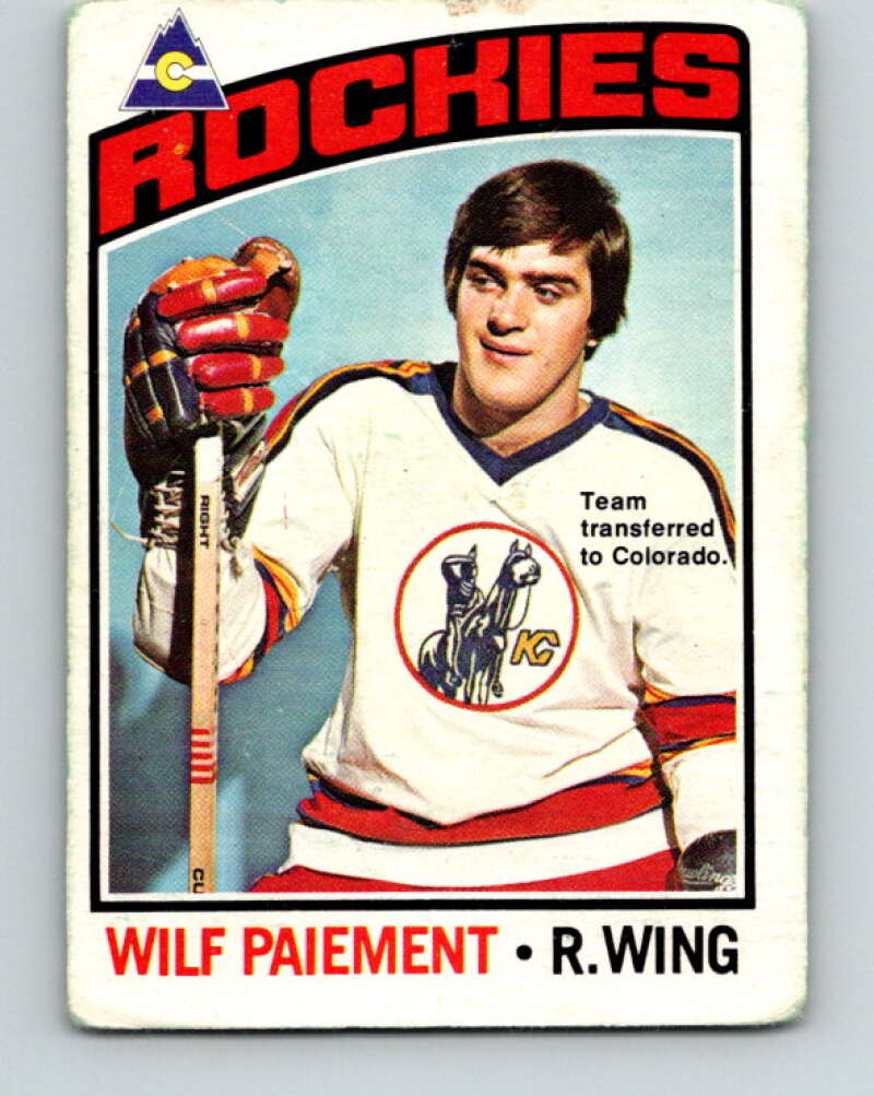 1976-77 O-Pee-Chee #37 Wilf Paiement Colorado Rockies V11977