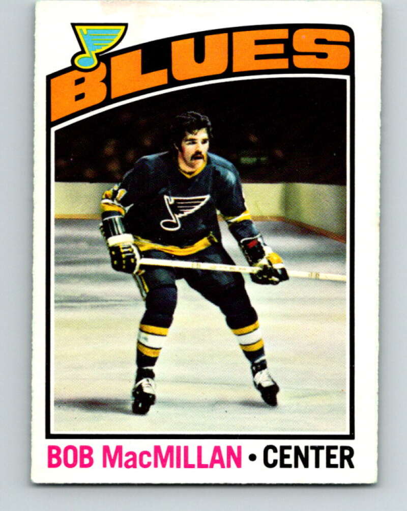 1976-77 O-Pee-Chee #38 Bob MacMillan RC Rookie St. Louis Blues V11978