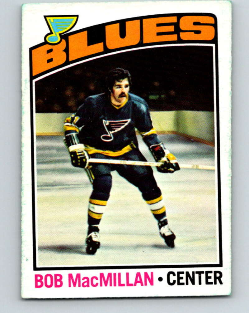 1976-77 O-Pee-Chee #38 Bob MacMillan RC Rookie St. Louis Blues V11979