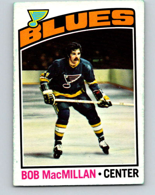 1976-77 O-Pee-Chee #38 Bob MacMillan  RC Rookie St. Louis Blues  V11979