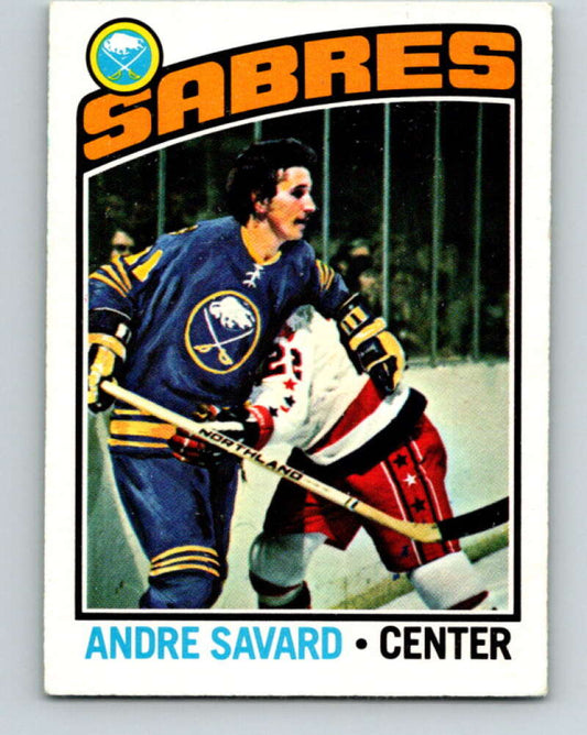 1976-77 O-Pee-Chee #43 Andre Savard  Buffalo Sabres  V11986