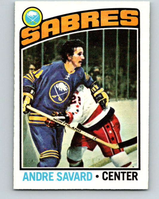 1976-77 O-Pee-Chee #43 Andre Savard  Buffalo Sabres  V11987