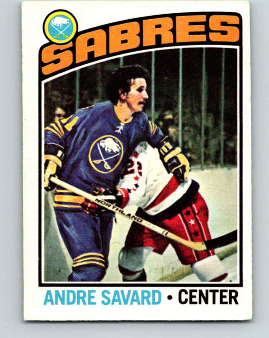 1976-77 O-Pee-Chee #43 Andre Savard  Buffalo Sabres  V11988