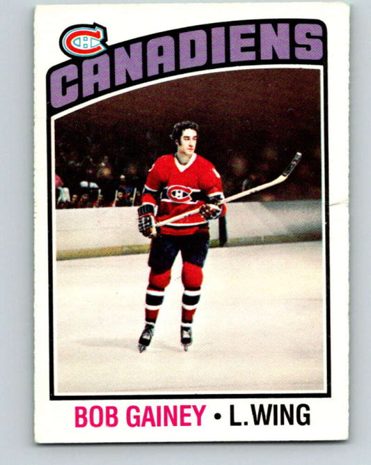 1976-77 O-Pee-Chee #44 Bob Gainey  Montreal Canadiens  V11989