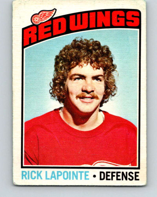 1976-77 O-Pee-Chee #48 Rick Lapointe  RC Rookie Detroit Red Wings  V12004