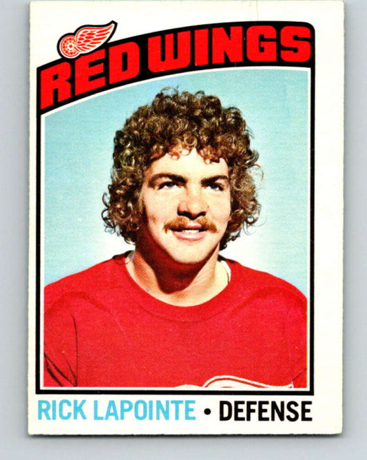 1976-77 O-Pee-Chee #48 Rick Lapointe  RC Rookie Detroit Red Wings  V12006
