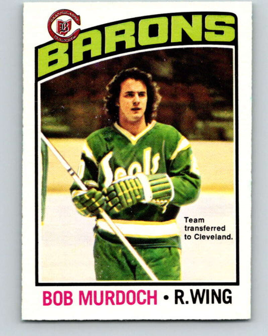 1976-77 O-Pee-Chee #54 Bob Murdoch  RC Rookie Cleveland Barons  V12013
