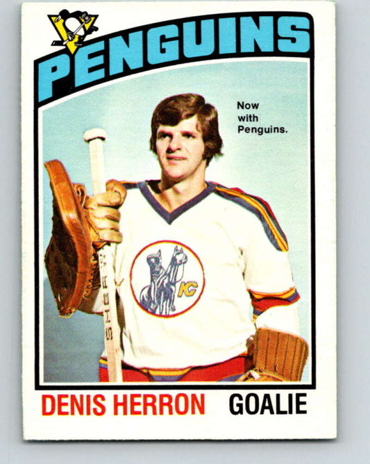 1976-77 O-Pee-Chee #55 Denis Herron  Pittsburgh Penguins  V12015