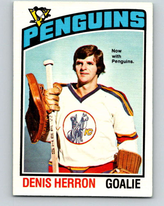 1976-77 O-Pee-Chee #55 Denis Herron  Pittsburgh Penguins  V12017