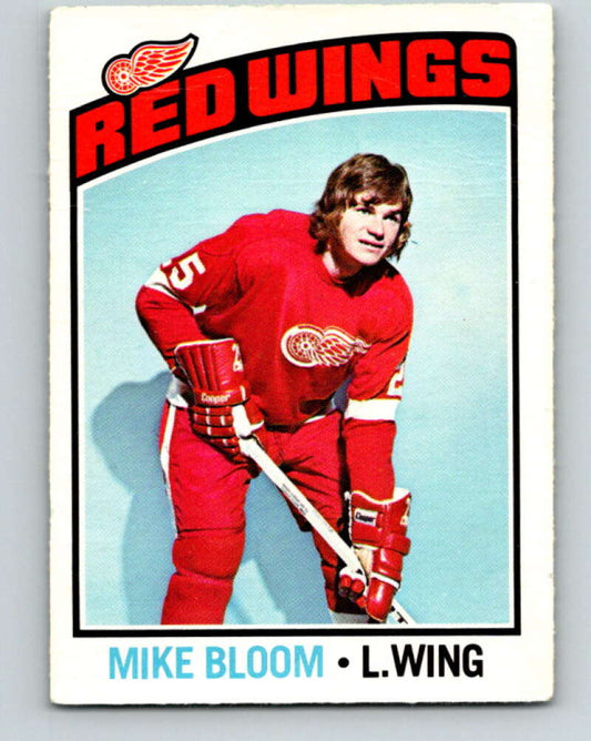 1976-77 O-Pee-Chee #56 Mike Bloom  Detroit Red Wings  V12019