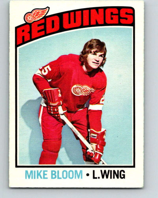 1976-77 O-Pee-Chee #56 Mike Bloom  Detroit Red Wings  V12021