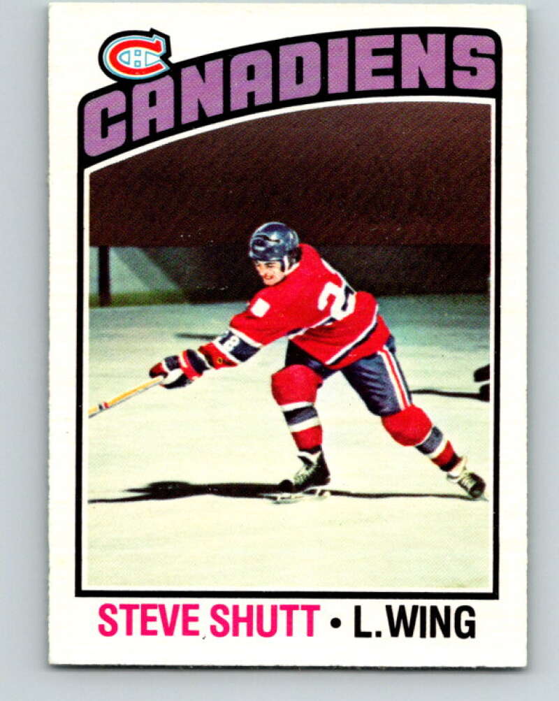 1976-77 O-Pee-Chee #59 Steve Shutt Montreal Canadiens V12032