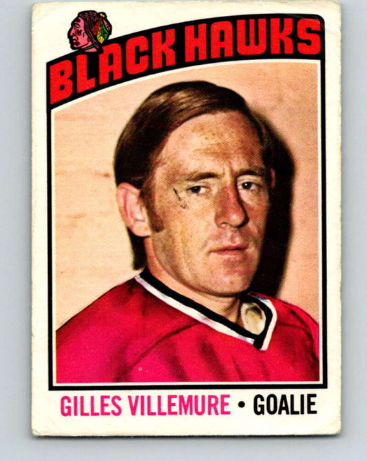 1976-77 O-Pee-Chee #61 Gilles Villemure  Chicago Blackhawks  V12036