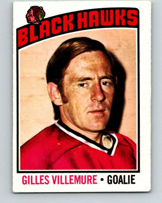 1976-77 O-Pee-Chee #61 Gilles Villemure  Chicago Blackhawks  V12037