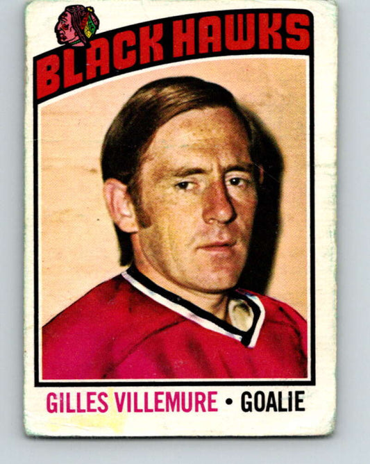 1976-77 O-Pee-Chee #61 Gilles Villemure  Chicago Blackhawks  V12039