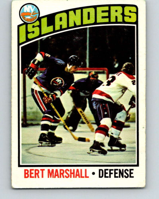 1976-77 O-Pee-Chee #62 Bert Marshall  New York Islanders  V12040