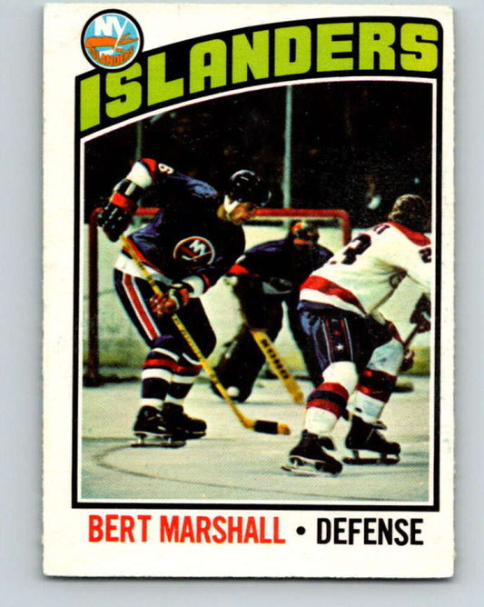 1976-77 O-Pee-Chee #62 Bert Marshall  New York Islanders  V12441