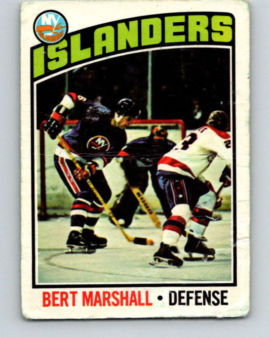 1976-77 O-Pee-Chee #62 Bert Marshall  New York Islanders  V12442