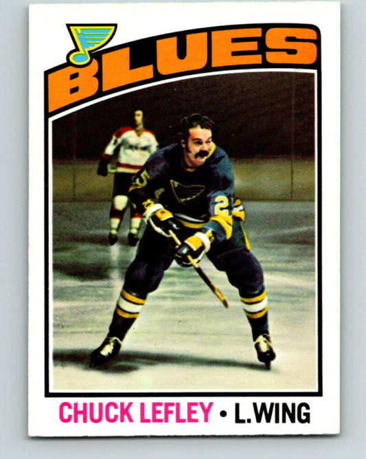 1976-77 O-Pee-Chee #63 Chuck Lefley  St. Louis Blues  V12443