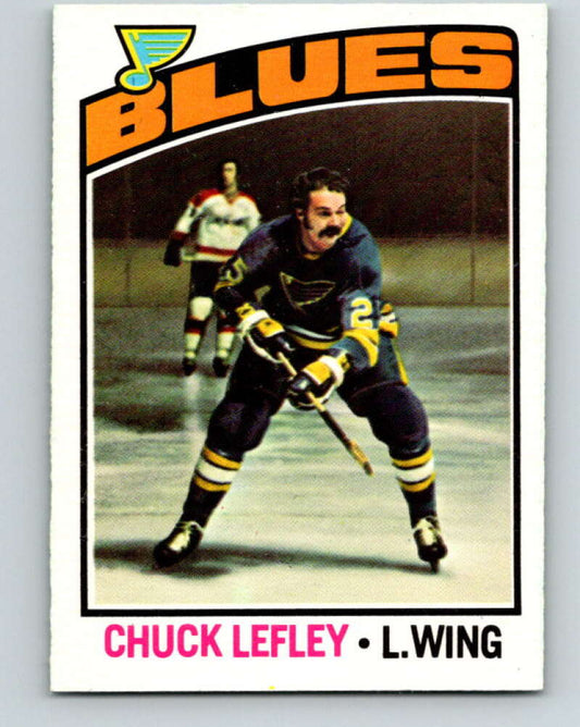 1976-77 O-Pee-Chee #63 Chuck Lefley  St. Louis Blues  V12444