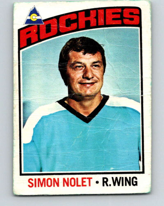1976-77 O-Pee-Chee #64 Simon Nolet  Colorado Rockies  V12446