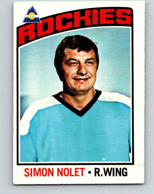 1976-77 O-Pee-Chee #64 Simon Nolet  Colorado Rockies  V12447