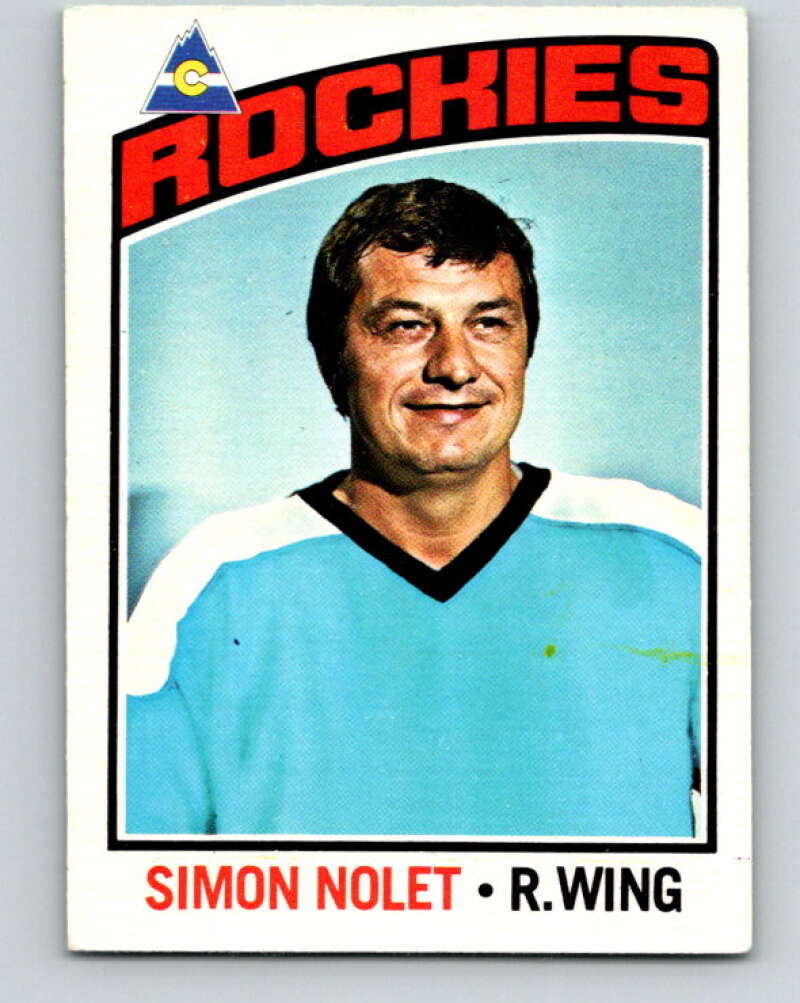 1976-77 O-Pee-Chee #64 Simon Nolet Colorado Rockies V12448