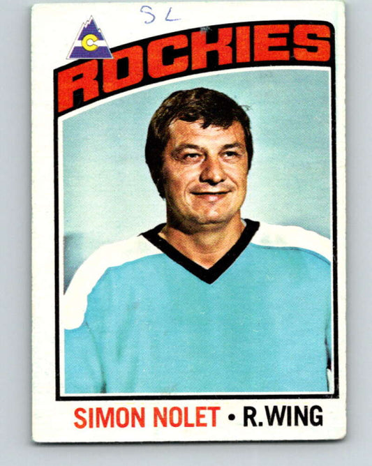 1976-77 O-Pee-Chee #64 Simon Nolet  Colorado Rockies  V12449