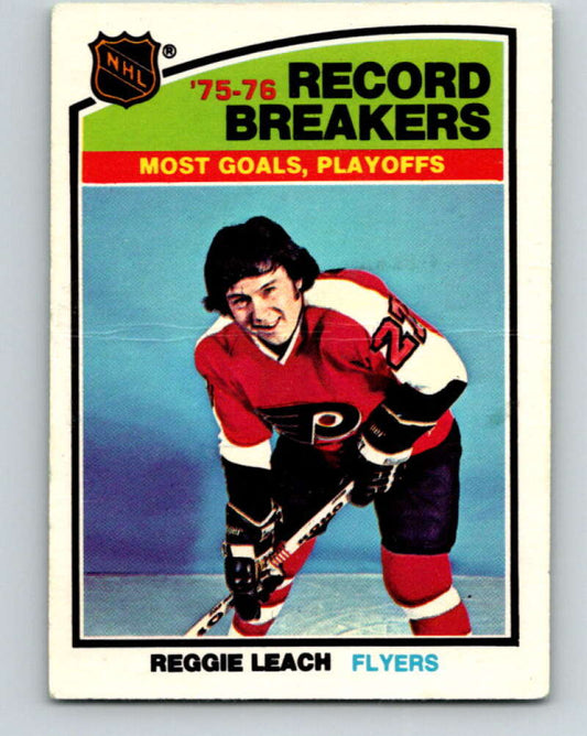 1976-77 O-Pee-Chee #65 Reggie Leach RB  Philadelphia Flyers  V12450