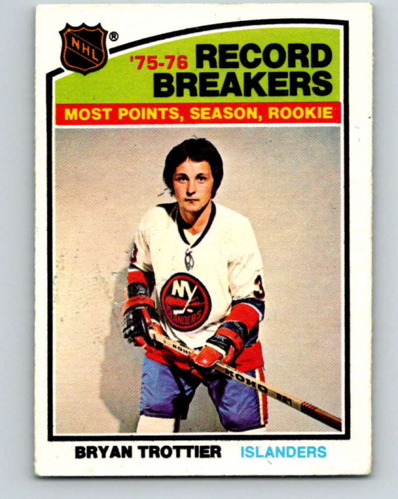 1976-77 O-Pee-Chee #67 Bryan Trottier RB New York Islanders V12464