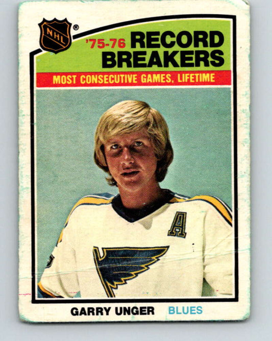 1976-77 O-Pee-Chee #68 Garry Unger RB  St. Louis Blues  V12467