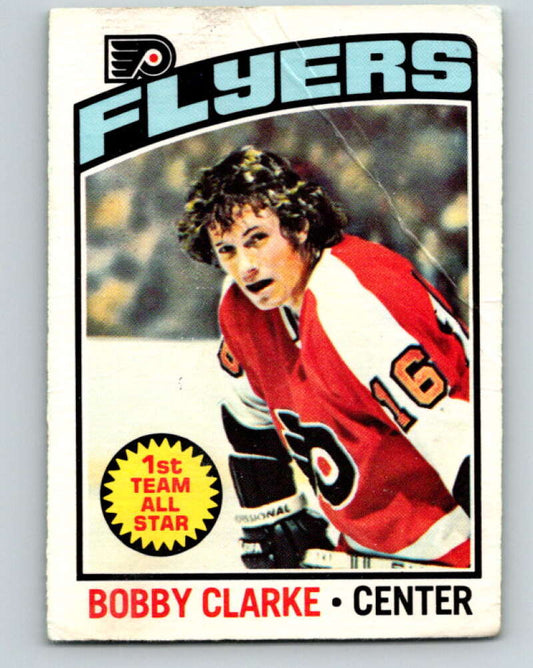 1976-77 O-Pee-Chee #70 Bobby Clarke  Philadelphia Flyers  V12474