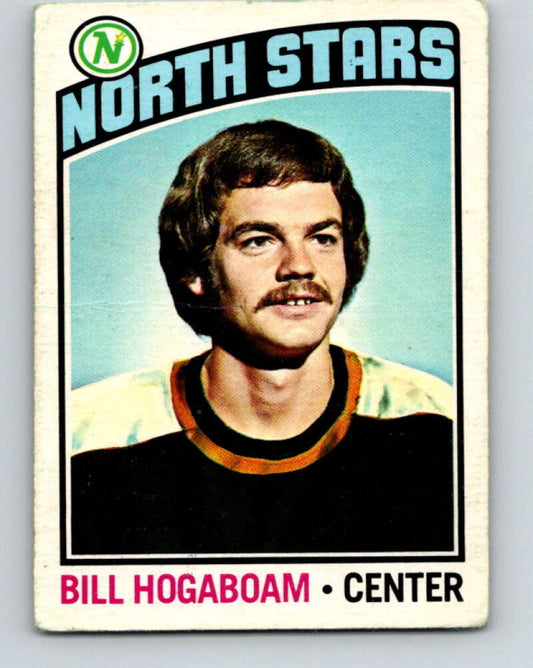 1976-77 O-Pee-Chee #73 Bill Hogaboam  Minnesota North Stars  V12478