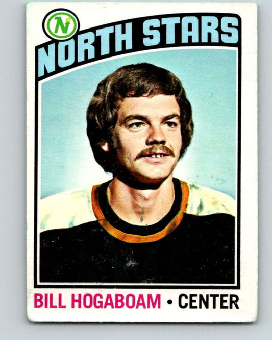 1976-77 O-Pee-Chee #73 Bill Hogaboam  Minnesota North Stars  V12479