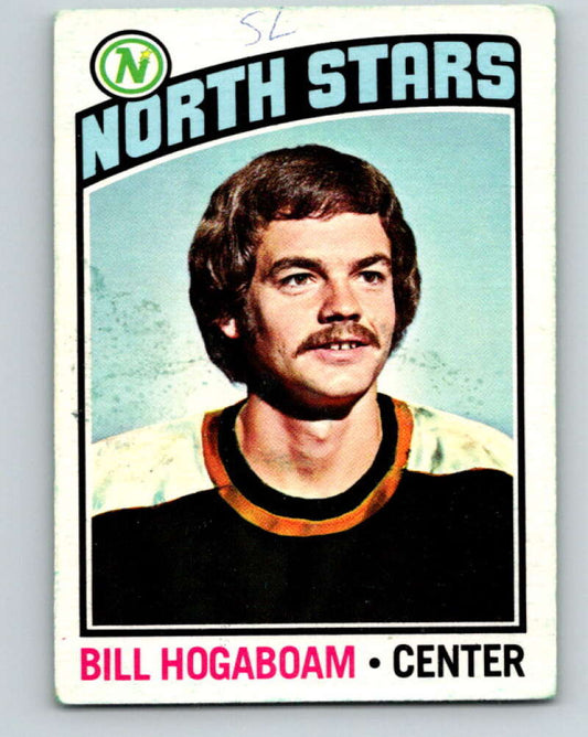 1976-77 O-Pee-Chee #73 Bill Hogaboam  Minnesota North Stars  V12480