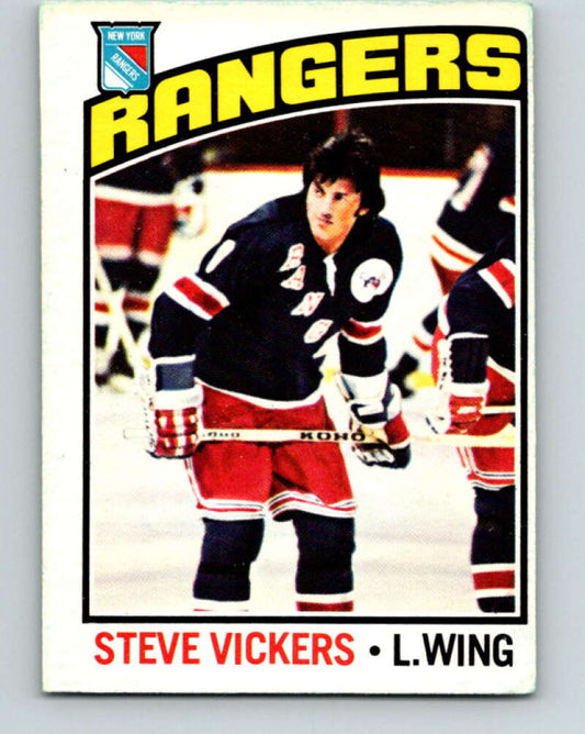 1976-77 O-Pee-Chee #75 Steve Vickers  New York Rangers  V12487