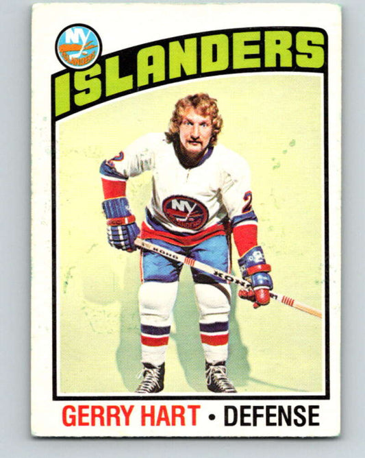 1976-77 O-Pee-Chee #77 Gerry Hart  New York Islanders  V12492