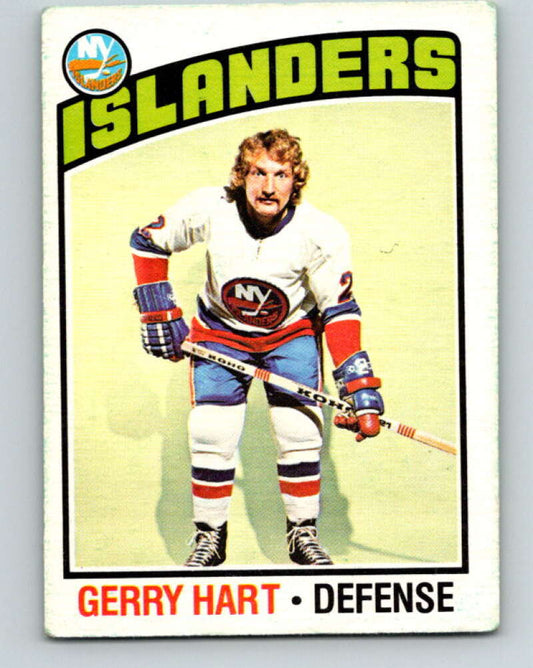 1976-77 O-Pee-Chee #77 Gerry Hart  New York Islanders  V12493