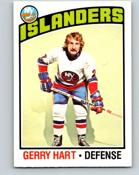 1976-77 O-Pee-Chee #77 Gerry Hart  New York Islanders  V12494