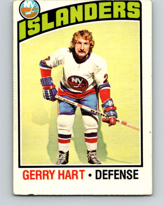 1976-77 O-Pee-Chee #77 Gerry Hart  New York Islanders  V12495