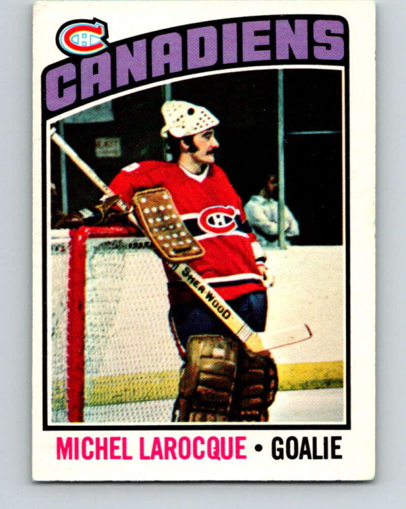 1976-77 O-Pee-Chee #79 Michel Larocque Montreal Canadiens V12497
