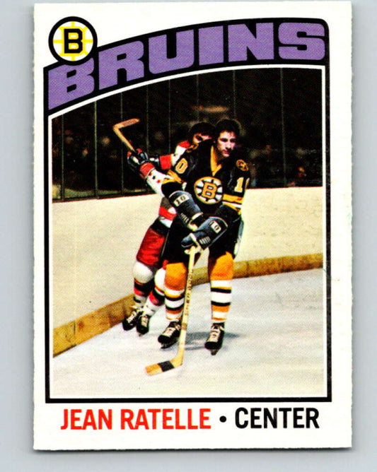 1976-77 O-Pee-Chee #80 Jean Ratelle  Boston Bruins  V12499
