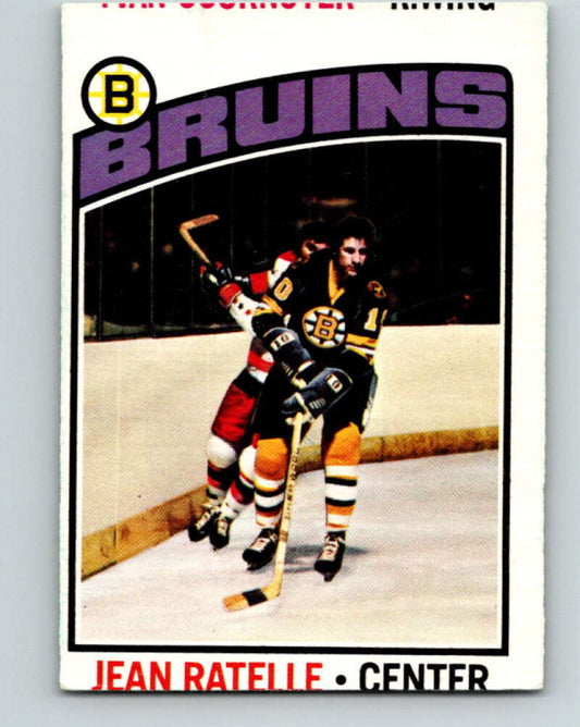 1976-77 O-Pee-Chee #80 Jean Ratelle  Boston Bruins  V12500