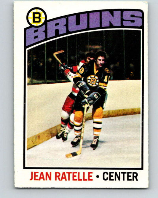 1976-77 O-Pee-Chee #80 Jean Ratelle  Boston Bruins  V12501