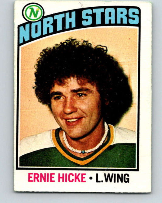 1976-77 O-Pee-Chee #87 Ernie Hicke  Minnesota North Stars  V12516