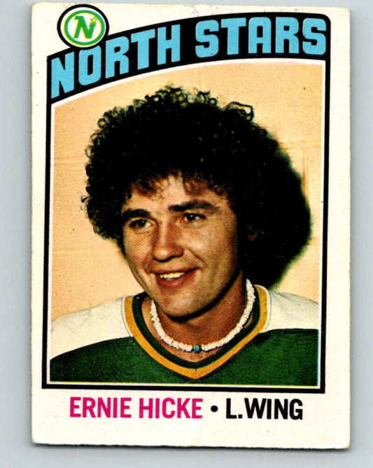 1976-77 O-Pee-Chee #87 Ernie Hicke  Minnesota North Stars  V12517
