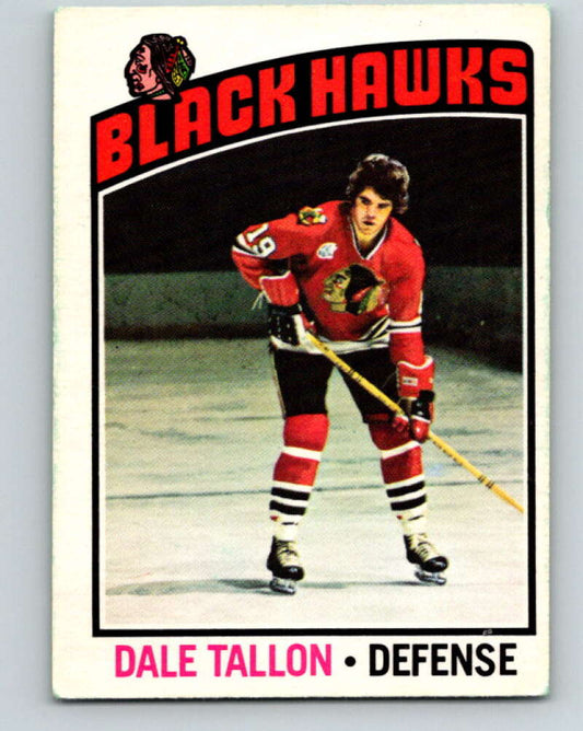 1976-77 O-Pee-Chee #89 Dale Tallon  Chicago Blackhawks  V12524